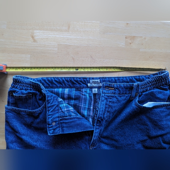 L.L. BEAN lightly insulated relaxed fit jeans SZ 20 -see description- - Picture 4 of 7
